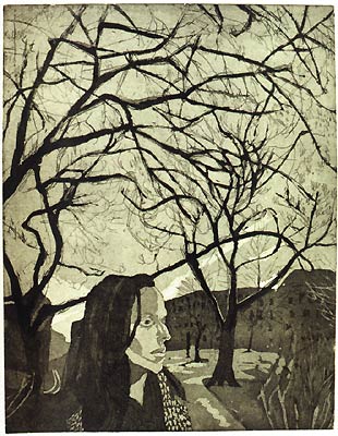 Maria, intaglio with aquatint, 40 x 30 cm, 1995