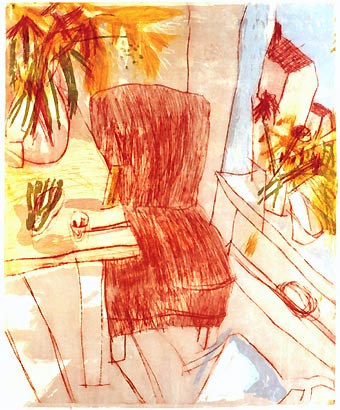 intaglio with screen print, 70 x 60 cm, 1995