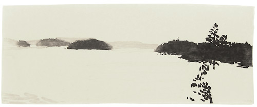 Japanese woodblock print, 24 x 64 cm, 2010