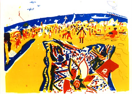 Coney Island, Siebdruck, 70 x 100 cm, 1995