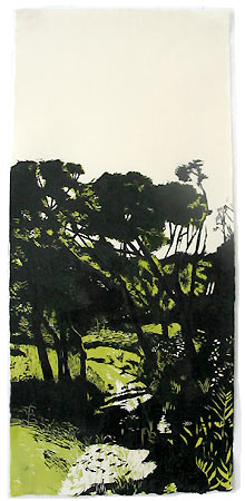 japanischer Holzschnitt, 65 x 29 cm, 2004