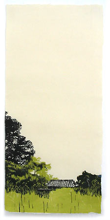 japanischer Holzschnitt, 65 x 29 cm, 2004