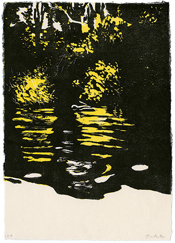 Return Series, Autumn, Japanese woodblock print, 33,5 x 23,5 cm, 2010